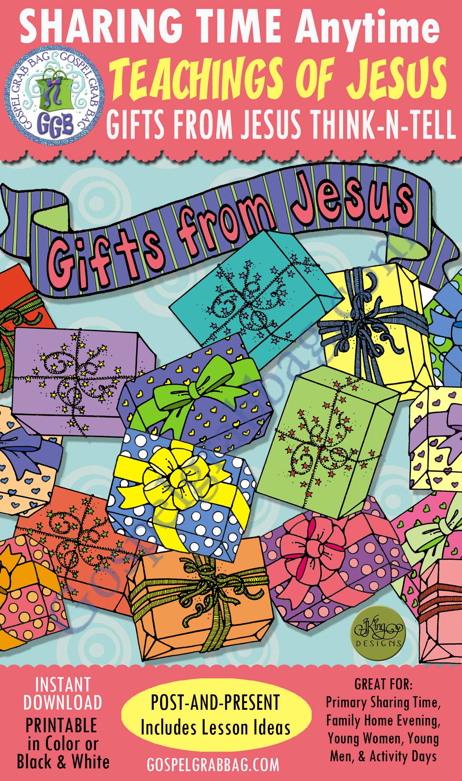 $3.50 Post-and-Present Activity COME FOLLOW ME Primary and Family Home Evening, Sunday School