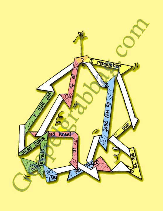 COMMANDMENTS: Activity: Message Dangler – for Doctrine and Covenants Primary Lesson 5: Joseph Smith Receives the Gold Plates, Sunday Savers book or CD, GospelGrabBag.com
