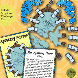 APOSTASY – Restoration: LDS Lesson Activity – Apostasy Mirror teaching tool, “Why was the restoration necessary?” stand as a witness