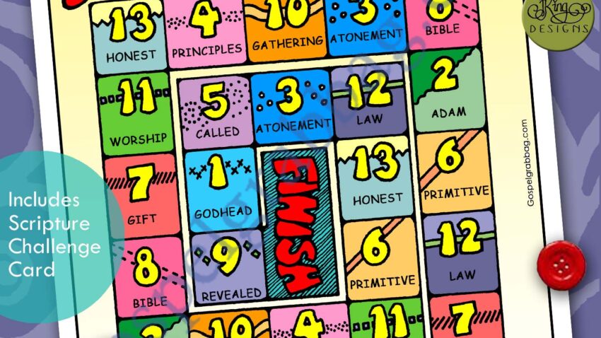 13 Lucky Numbers Game - Articles of Faith 1-13