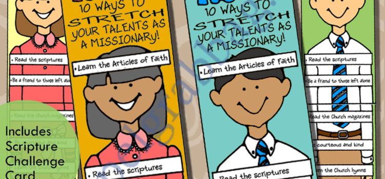 MISSIONARY WORK – Activity: Missionary-Stretch Chart, Doctrine and Covenants Primary Lesson 29: Missionaries Go to Other Nations $1.75 Little LESSON LIFESAVER Activity for Come Follow Me - Primary and Home, Family Home Evening
