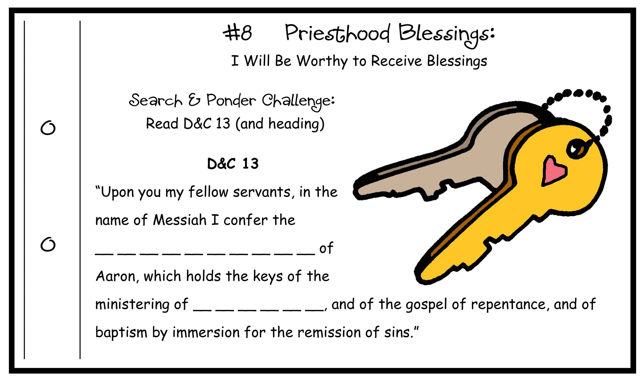 Priesthood Keys Restored to the Earth