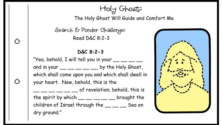 $1.75 INCLUDED in Invite the Spirit Game Activity - For Come Follow Me Primary and Home lessons, family home evening