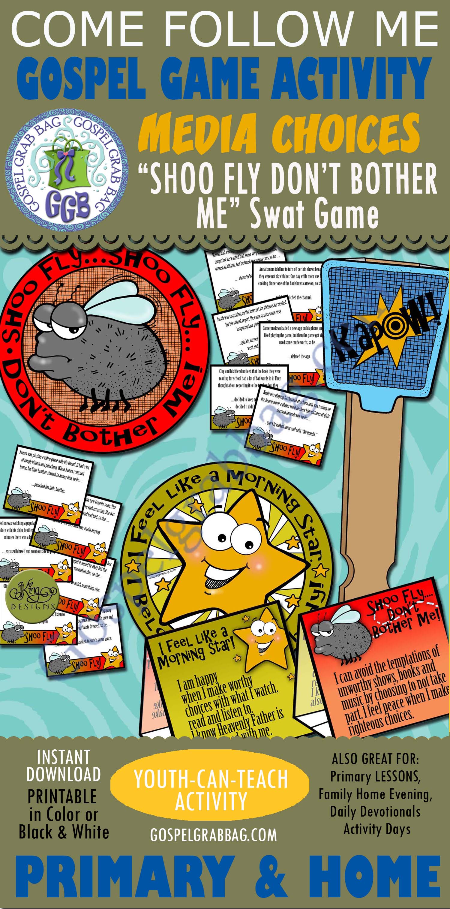 Shoo Fly Don’t Bother Me! Media Choices SWAT GAME