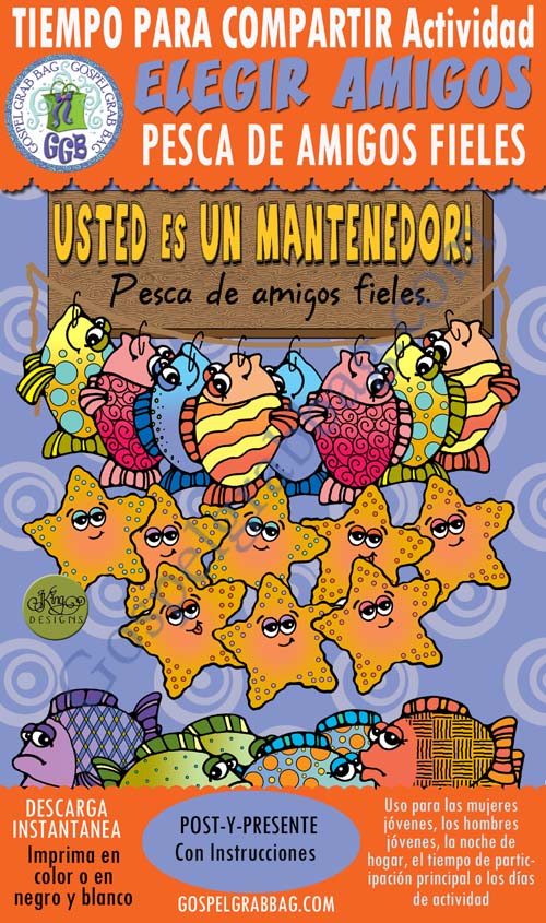 POST-Y-PRESENTE ACTIVIDAD: ¡USTED ES UN MANTENEDOR! Pescando por los amigos fieles