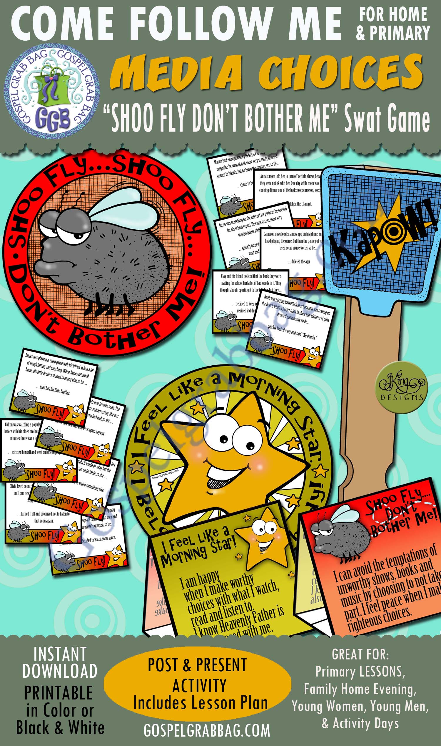 Shoo Fly Don’t Bother Me! Media Choices SWAT GAME
