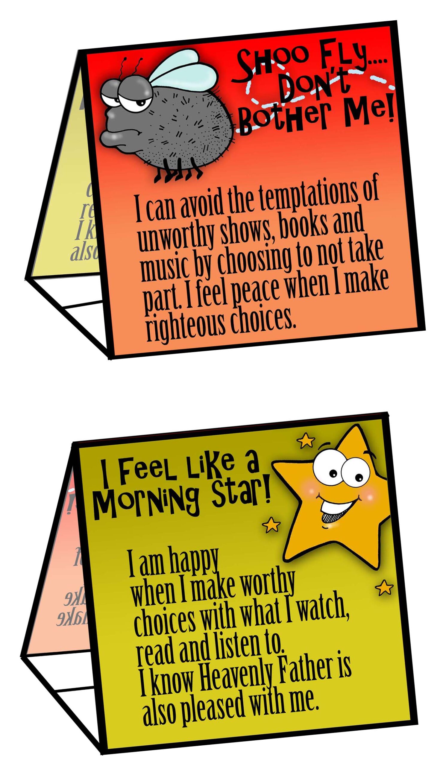 MEDIA CHOICES tent-card