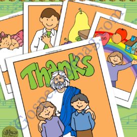 SONG VISUALS "Thanks to Our Father," (Children's Songbook, 20), Primary Music, sharing time