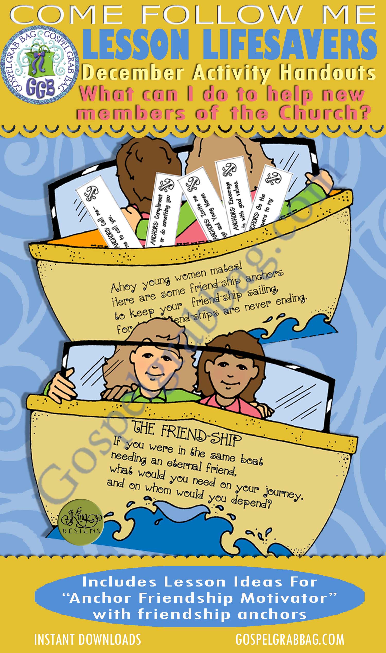 December Lesson 4 - Come Follow Me "What can I do to help new members of the Church?" ACTIVITY: Anchor Friendship motivators December Lesson 4 - Come Follow Me "What can I do to help new members of the Church?" ACTIVITY: Anchor Friendship motivators