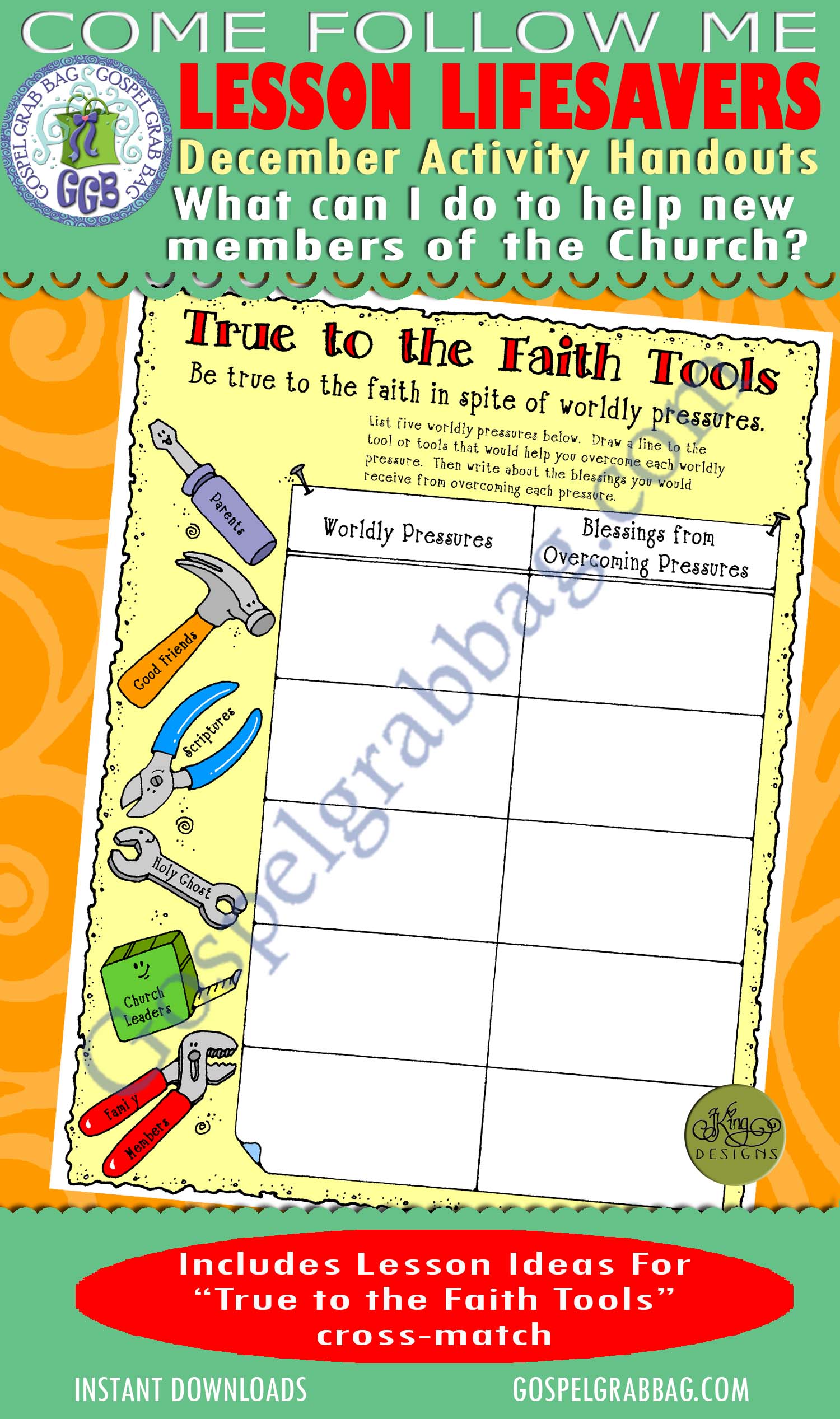 December Lesson 4 - Come Follow Me "What can I do to help new members of the Church?" ACTIVITY: True to the Faith cross-match $1.75 December Lesson 4 - Come Follow Me "What can I do to help new members of the Church?" ACTIVITY: True to the Faith cross-match