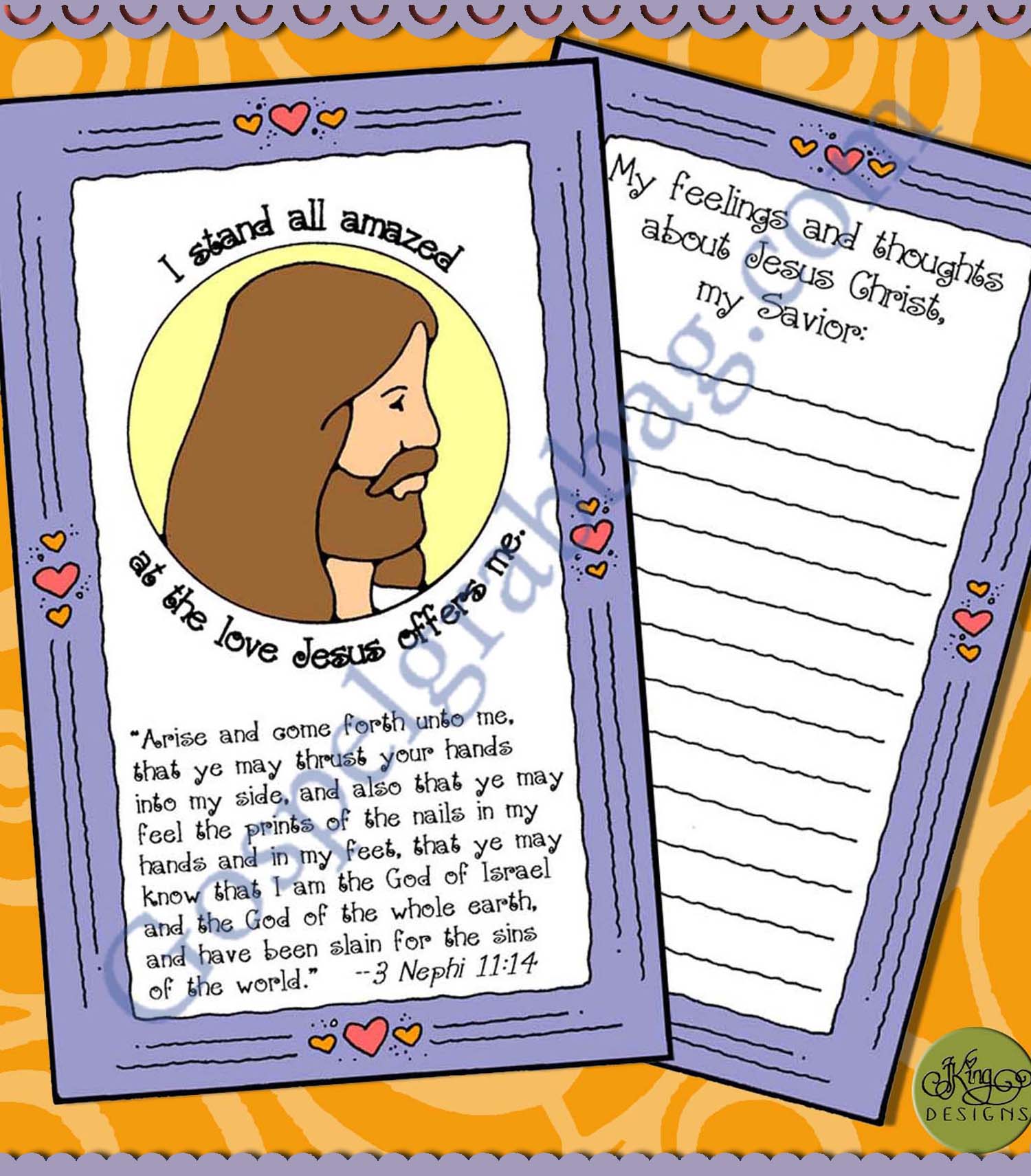 I Stand All Amazed sacrament thought card