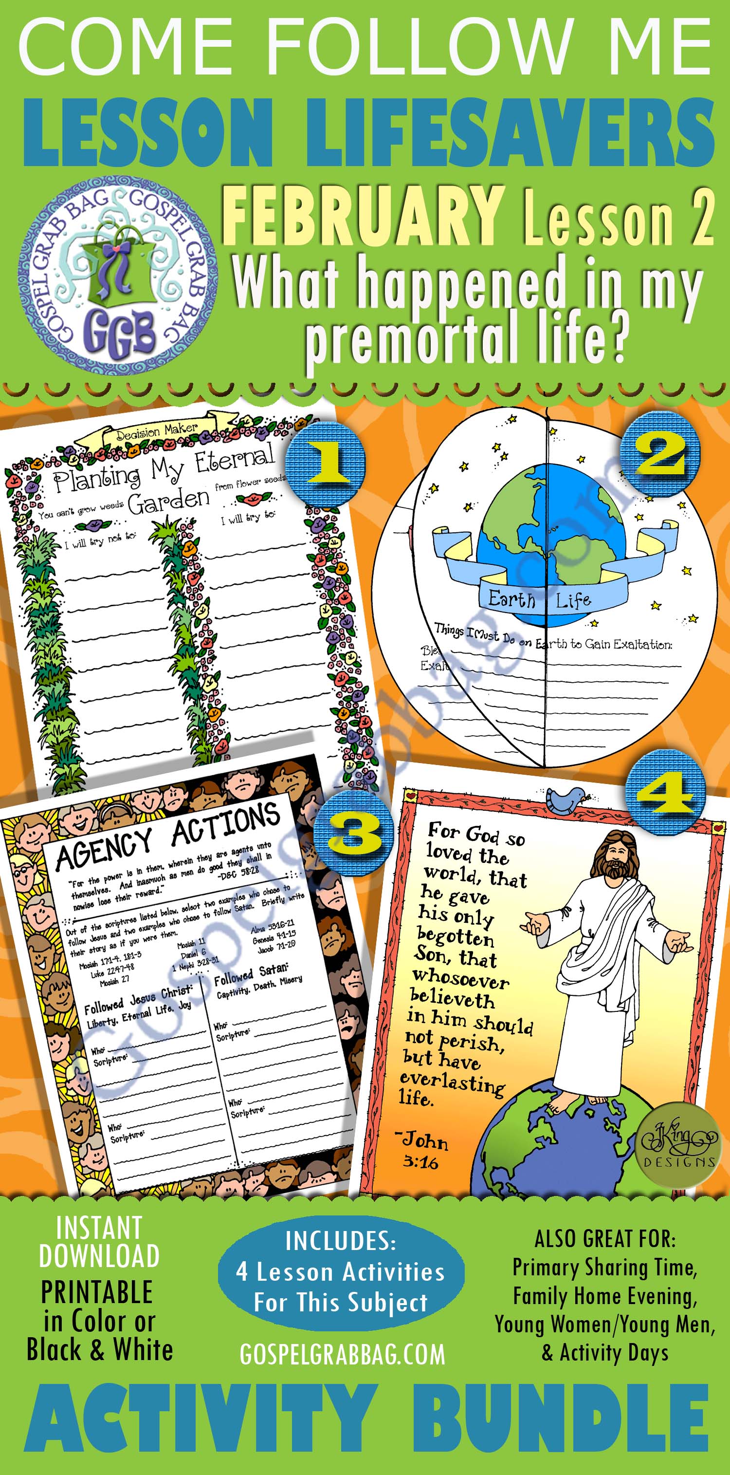 February Lesson 2 - Come Follow Me "What happened in premortal life?"