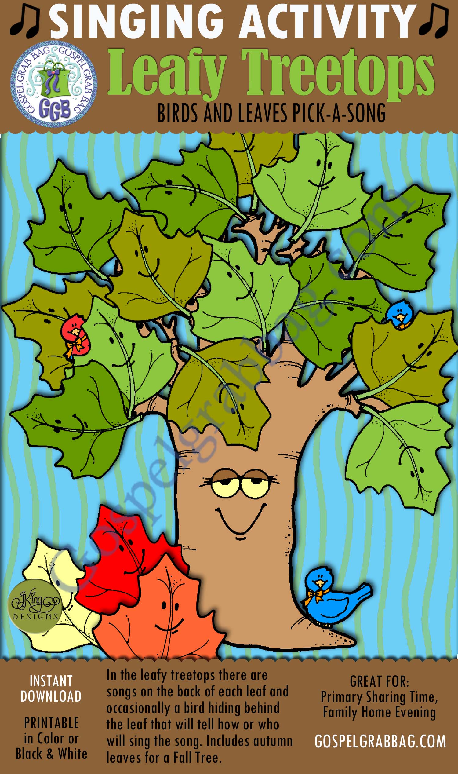 Singing Fun Activities: "Bird in the Leafy Treetops" choose a song & singing style, Primary Music leaders, Singing Practice $3.00 Singing Fun Activities: "Bird in the Leafy Treetops" choose a song & singing style, Primary Music leaders, Singing Practice