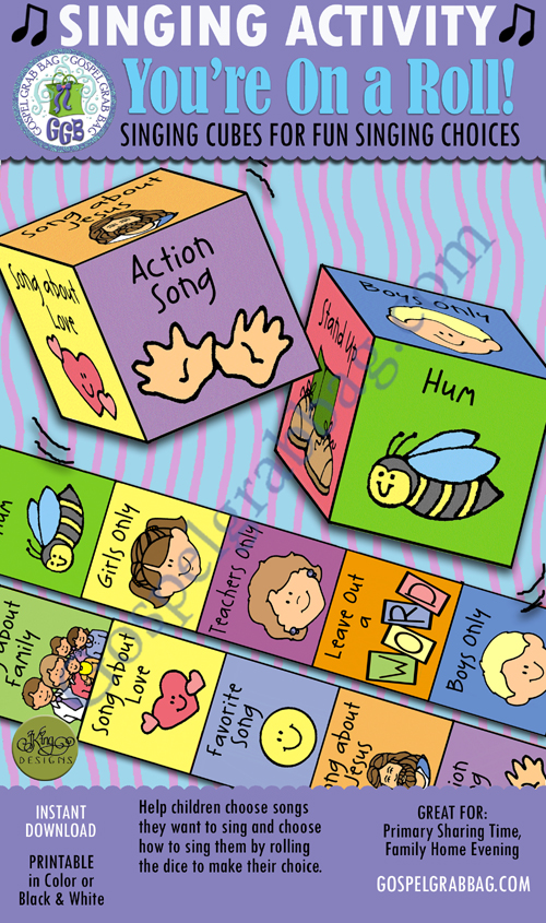 You're on a Roll singing cubes