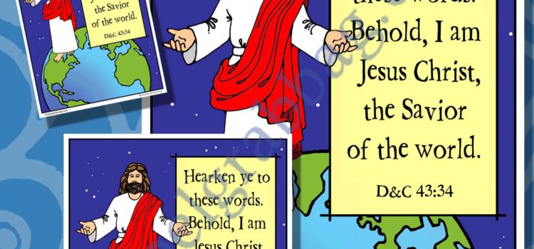 D&C 43:34 Jesus Savior of World