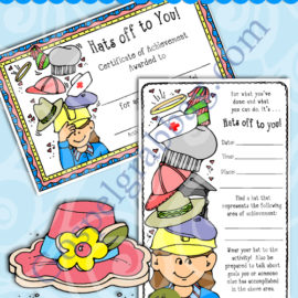 $3.00 Activity Days - Recognition Activity: Hats off to You! - For "Faith in God" Program