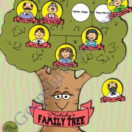 Melody's Family Tree pick-a-song activity