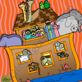 FILL NOAH'S ARK Pick-a-Song: Primary Music Singing Time Activities to Motivate Children to Sing, download from GospelGrabBag.com
