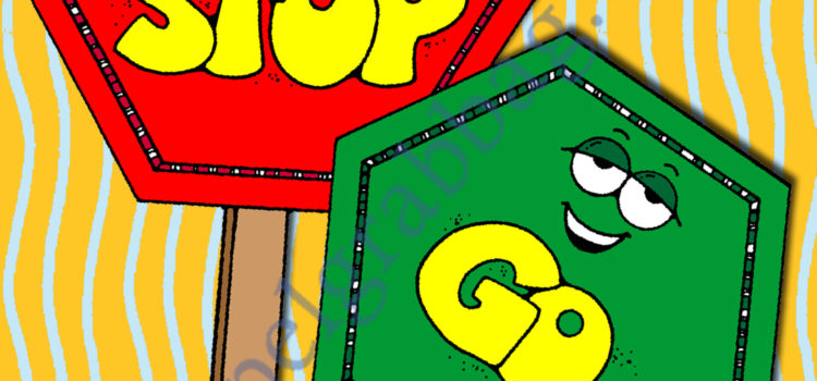 STOP AND GO! commands to stop or start singing