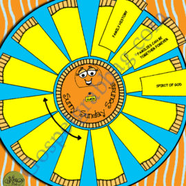 SUNNY SUNDAY SOUNDS pick-a-song & singing meter to help improve abilities: Primary Music Singing Time Activities to Motivate Children to Sing, download from GospelGrabBag.com