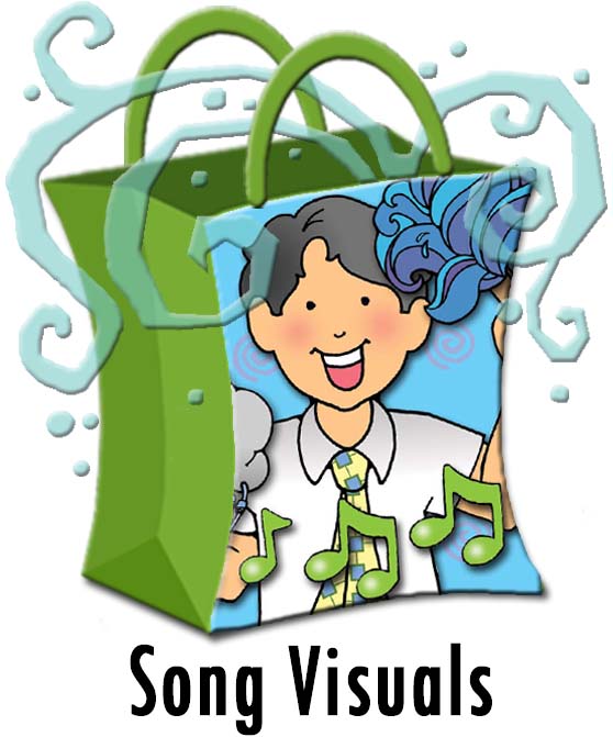 SONG VISUALS for Primary Sharing MUSIC Song Practice, Family Home Evening, GospelGrabBag.com