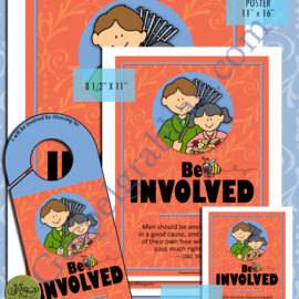 BE ENVOLVED - President Gordon B. Hinckley's Be's, plus more - "CHARACTER BE'S (BEES) posters, doorknob sign, and cards