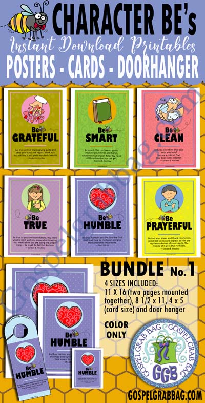 "CHARACTER BE'S" - President Hinckley's Be's (9) plus 3 more for a year's worth of bees BUNDLE #1 with six Be's $8.00 "CHARACTER BE'S" - President Hinckley's Be's (9) plus 3 more for a year's worth of bees BUNDLE #1 with six Be's