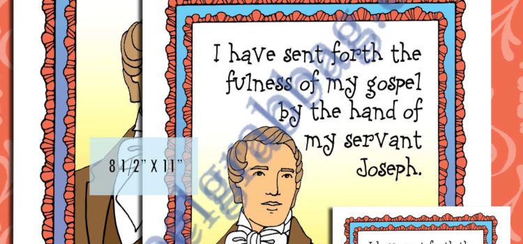 D&C 35:17 Scripture poster/card set JOSEPH SMITH