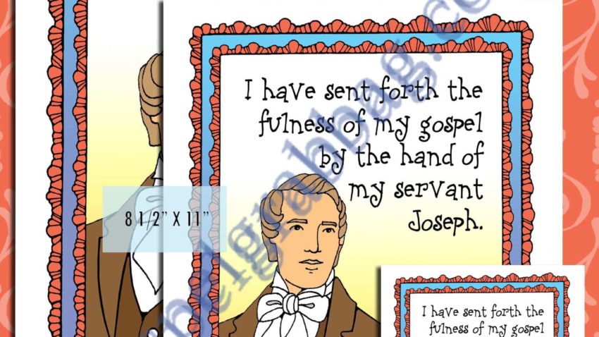 D&C 35:17 Scripture poster/card set JOSEPH SMITH