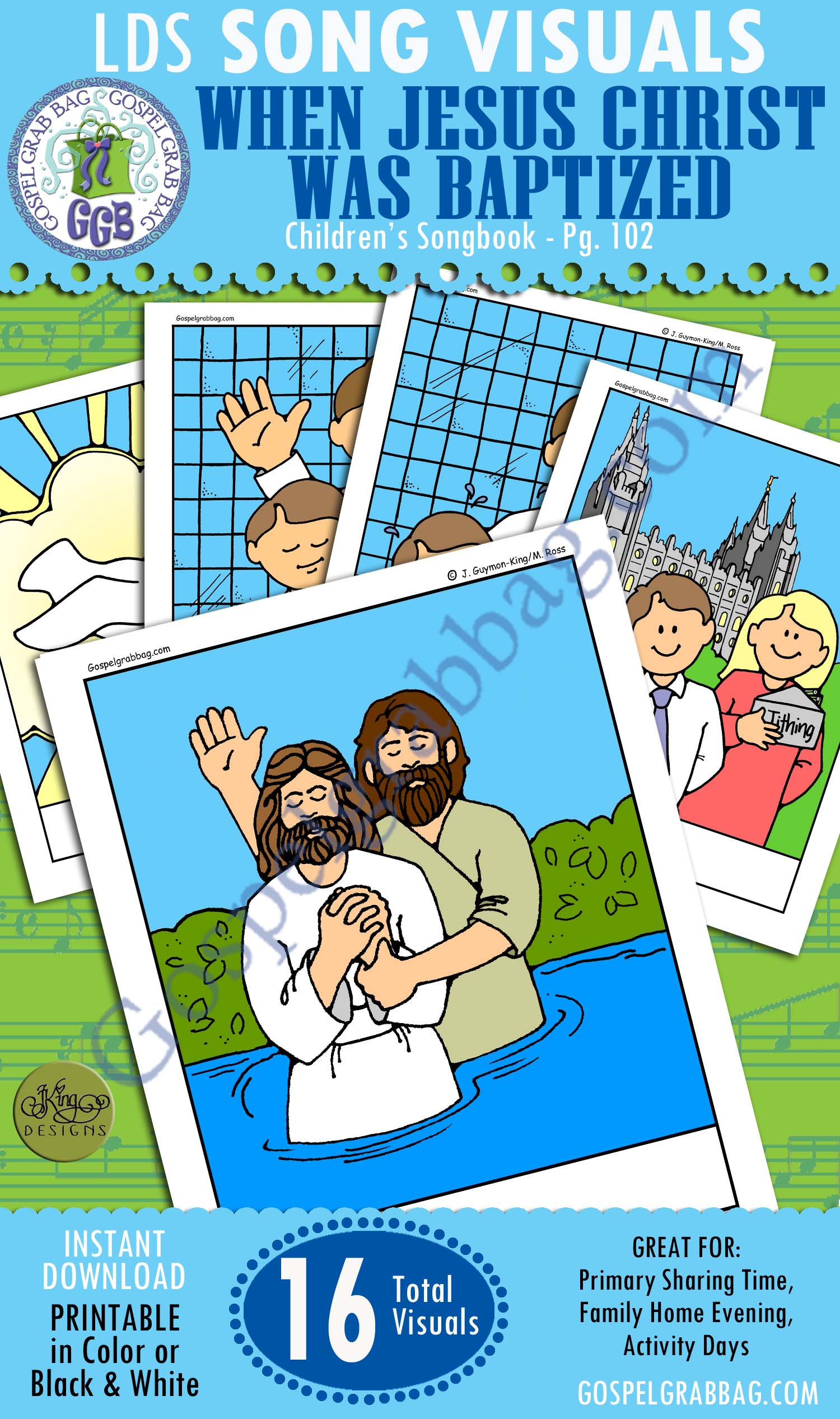 When Jesus Christ was Baptized song