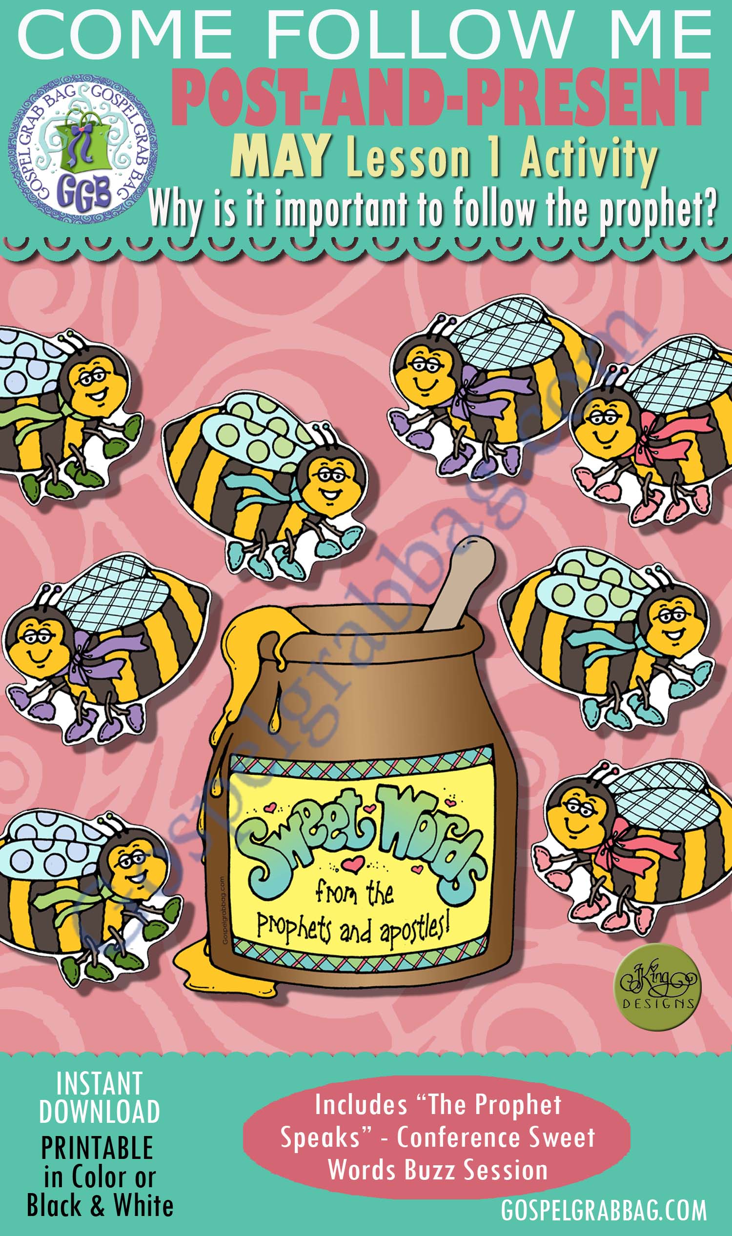 FOLLOW THE PROPHET Post-and-Present Activity: Prophet Speaks - Conference Sweet Words Buzz Session $3.50 FOLLOW THE PROPHET Post-and-Present Activity: Prophet Speaks - Conference Sweet Words Buzz Session
