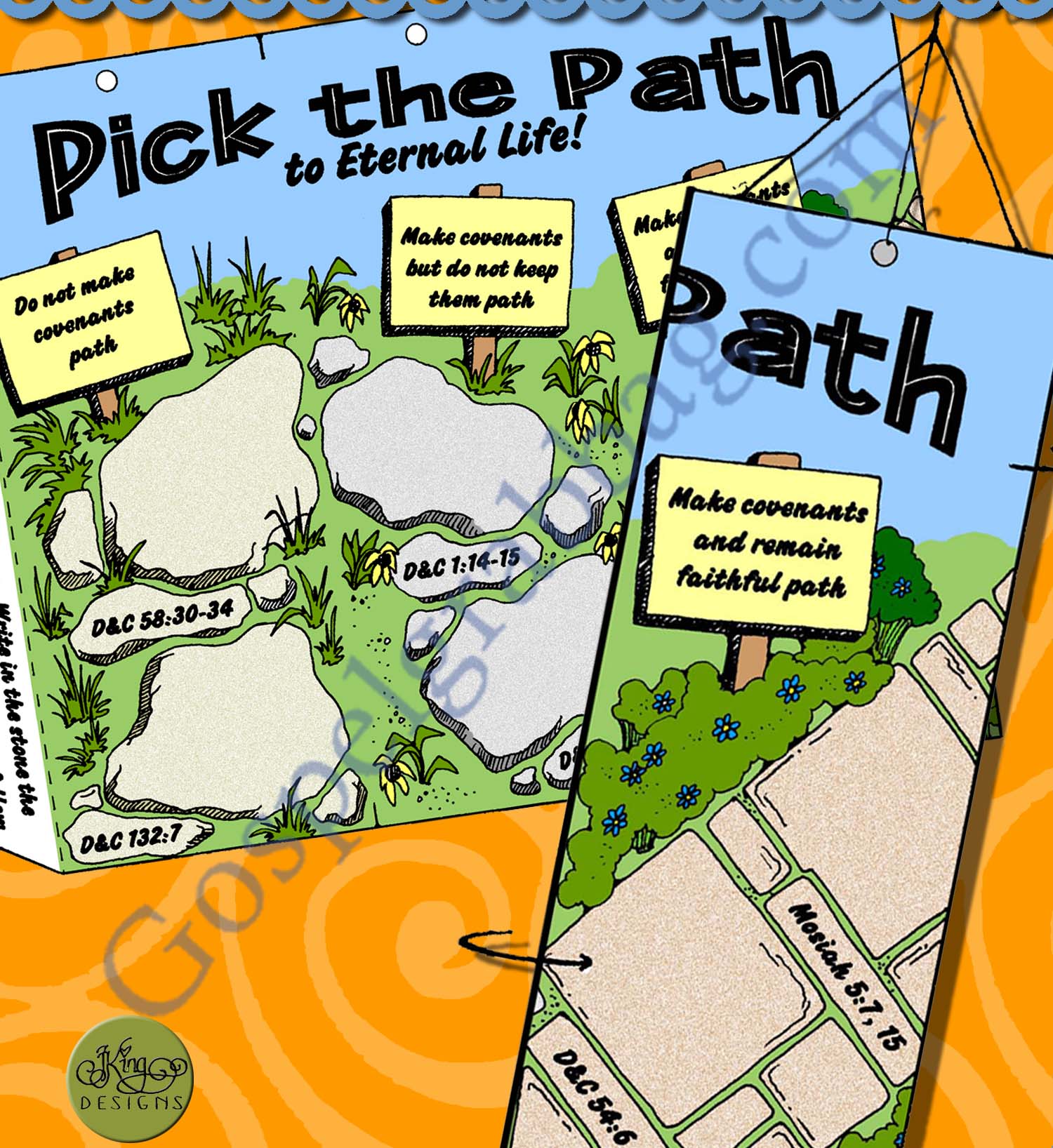 $1.75 Lesson Lifesaver DECISIONS - COVENANTS: Path to Eternal Life Decision Maker mobile