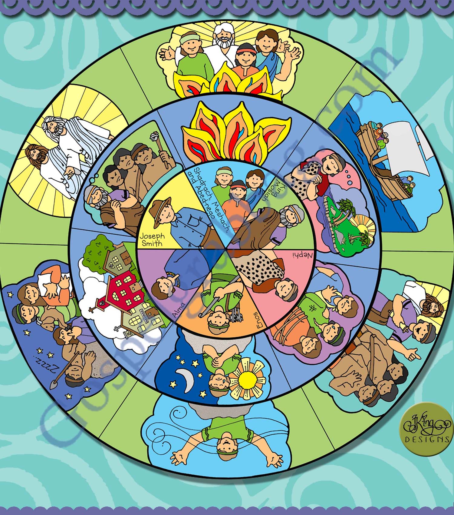 $3.50 POST-AND-PRESENT Activity for Come Follow Me – Primary and Home (family home evening), LDS, Christian, Bible Study