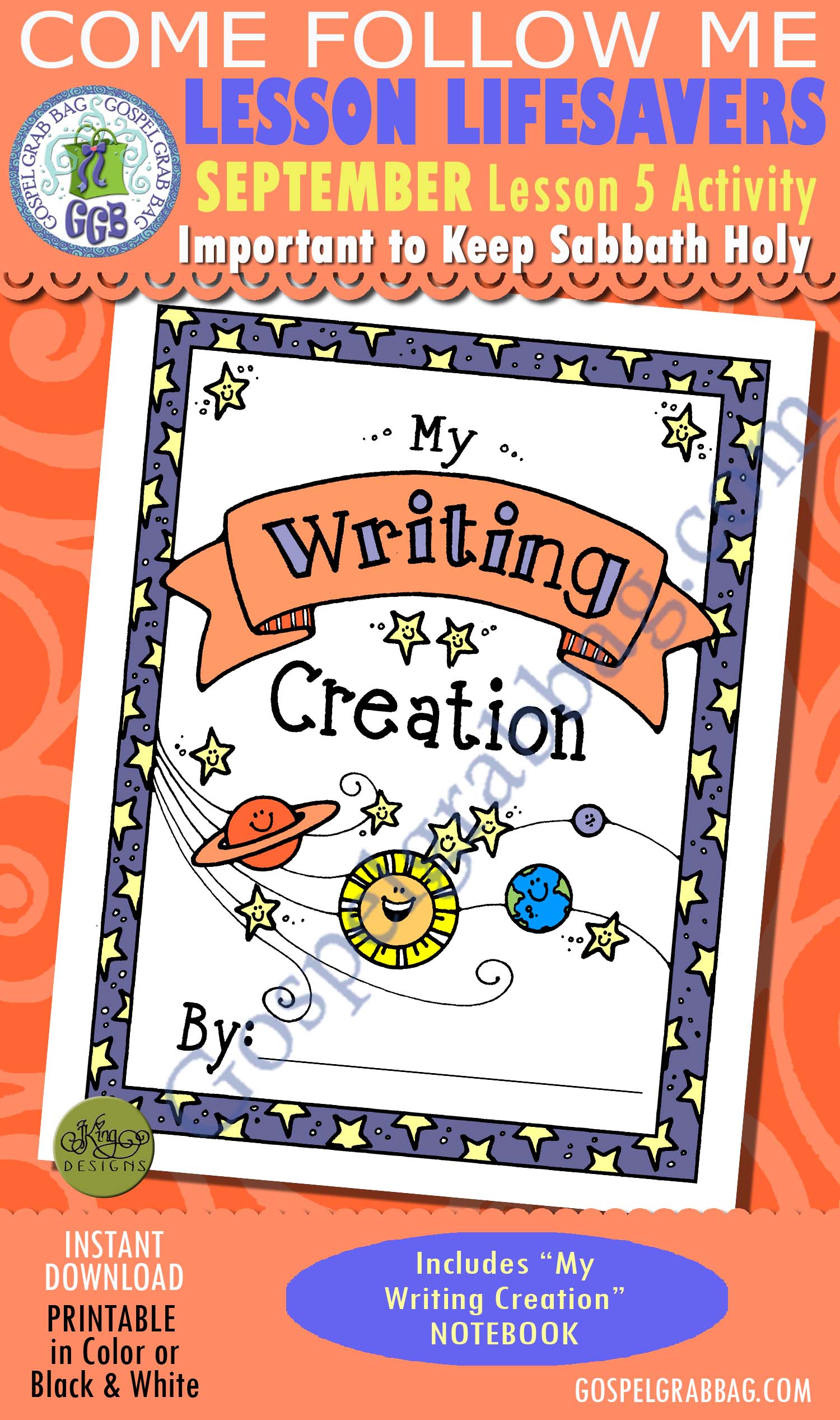 SABBATH: Writing Sabbath day activities or about God's creations SABBATH: Writing Sabbath day activities or about God's creations