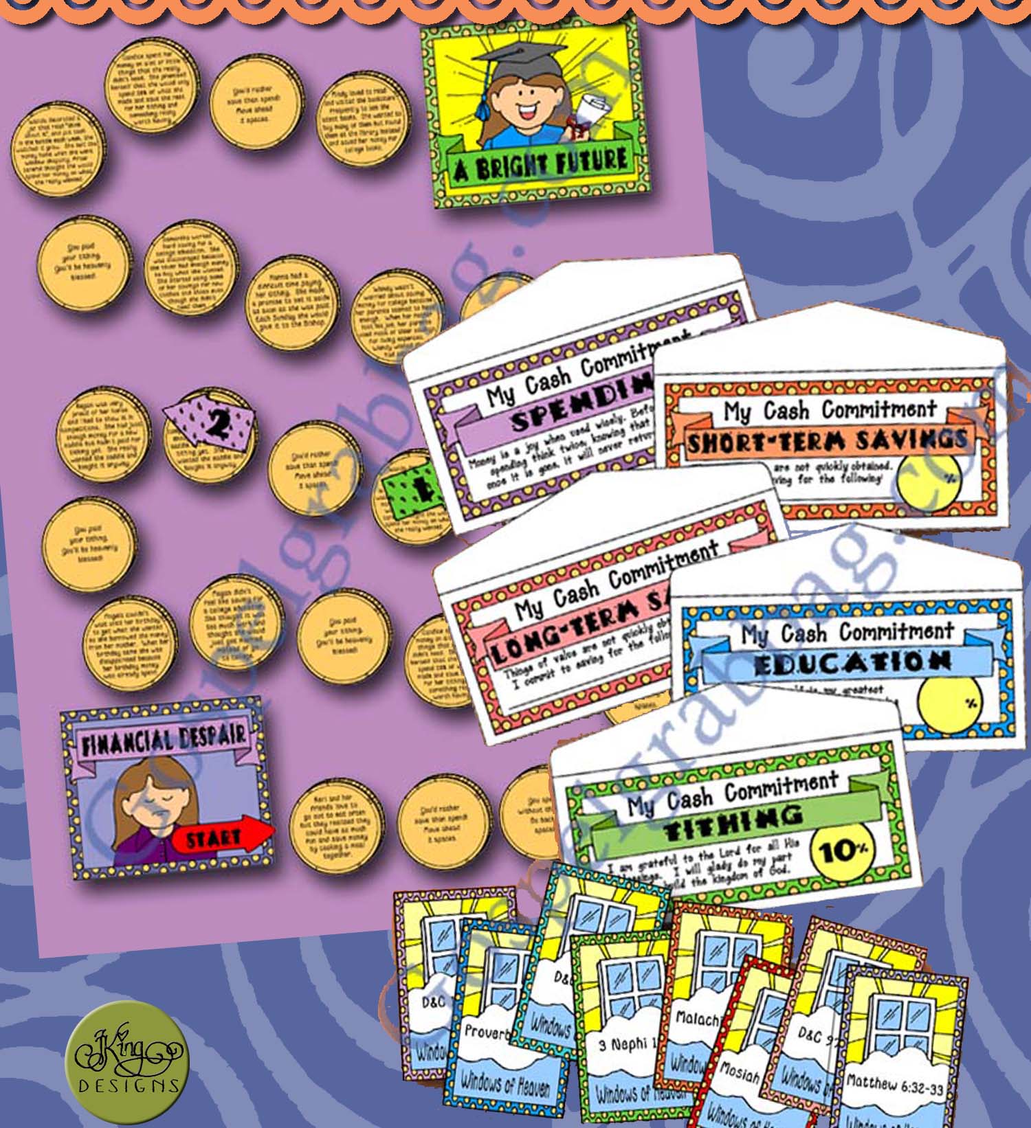 $4.00 TITHING Activity 3 Money Fun Activities to Pay Tithing and Save Money