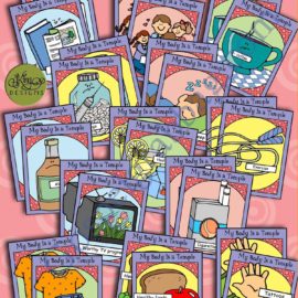 POST-AND-PRESENT Activity My Body Is a Temple – Healthy Mind and Body (Match Game)