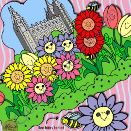 $2.00 SINGING FUN ACTIVITY: Temple Flowers pick-a-song with bee actions