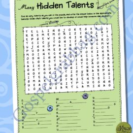 Many Hidden Talents crossword puzzle