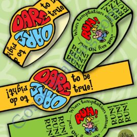 “Dare to Do Right – Dare to Do True” CTR wristbands