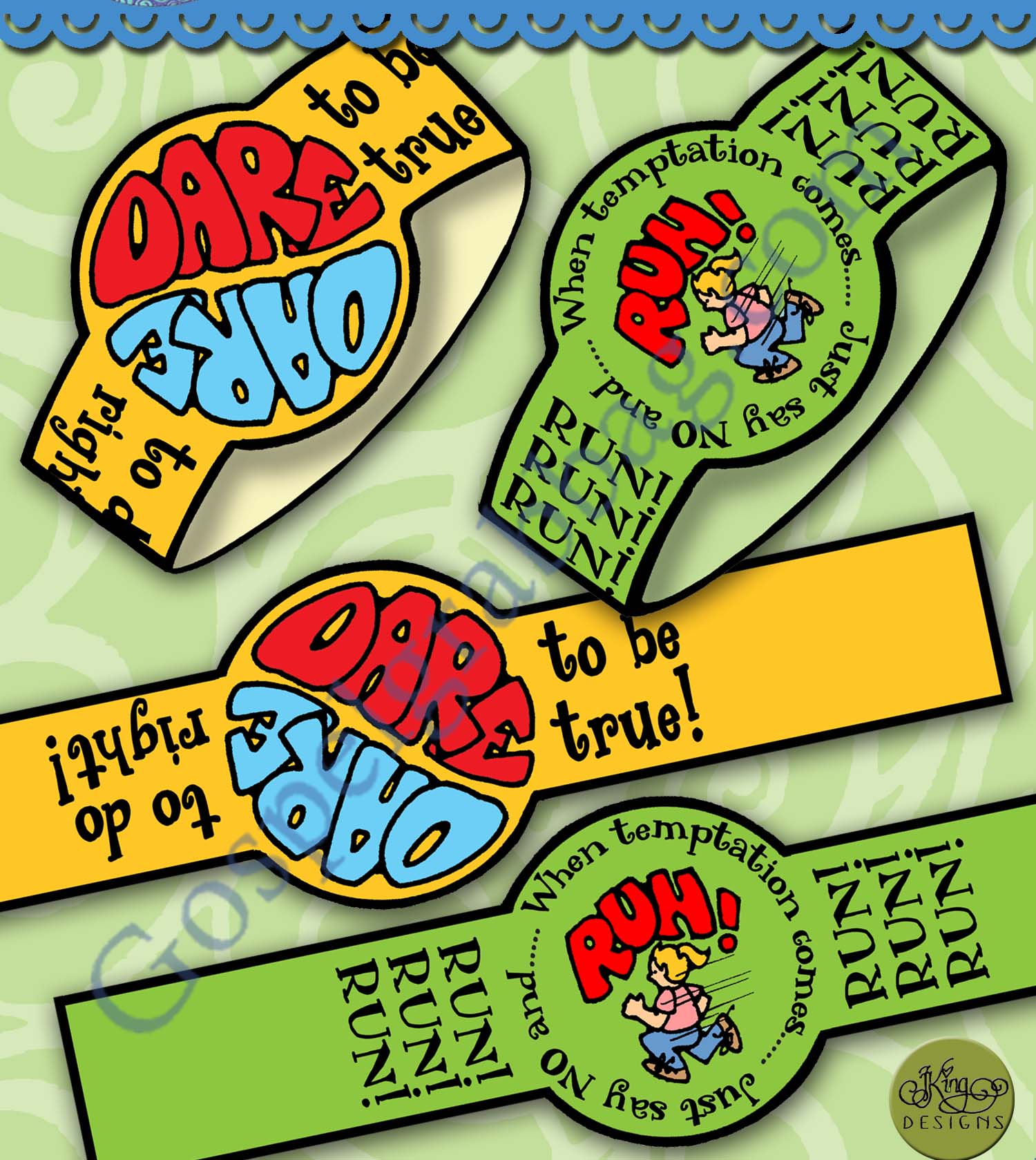 “Dare to Do Right – Dare to Do True” CTR wristbands