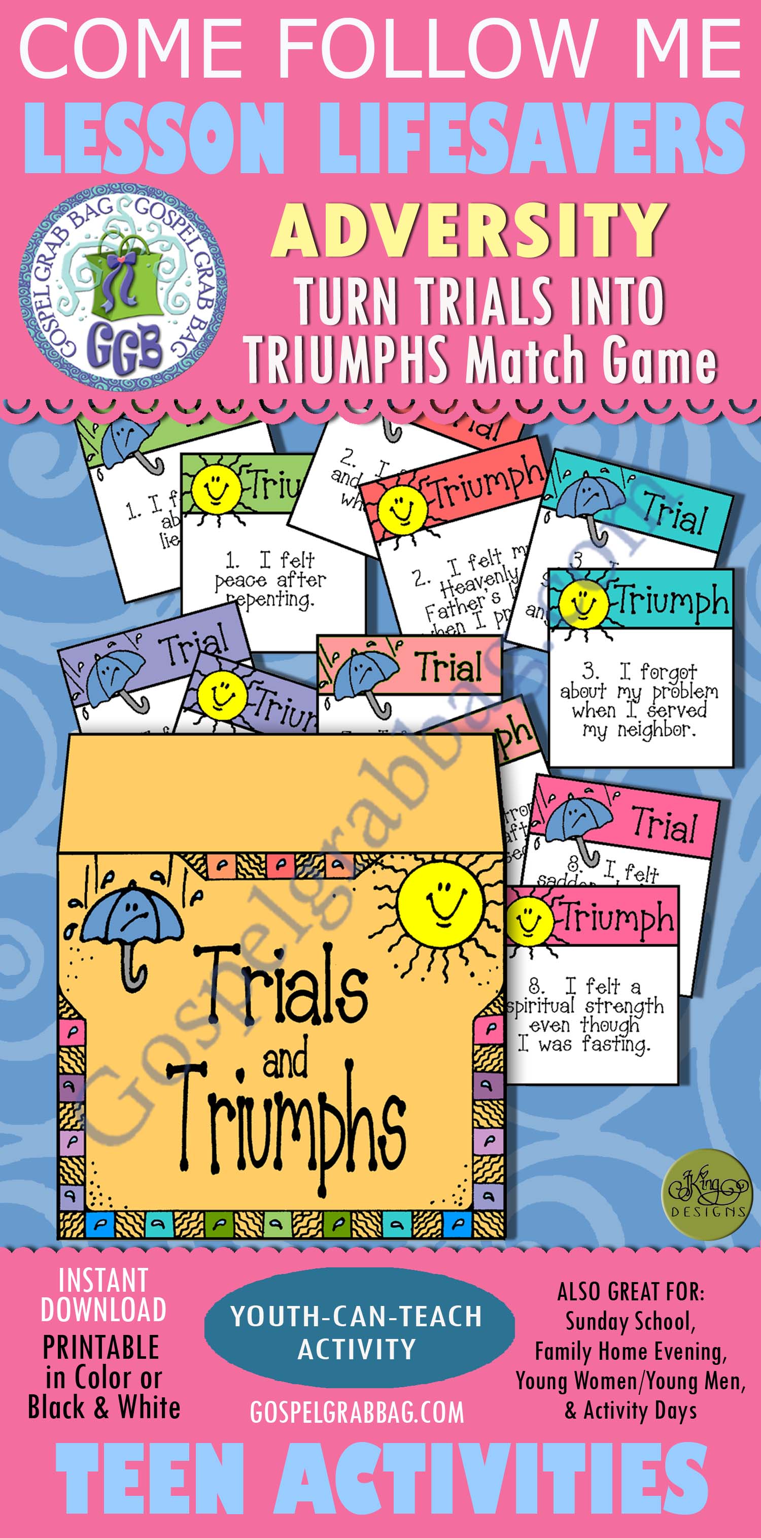 Turn Trials Into Triumphs Match Game