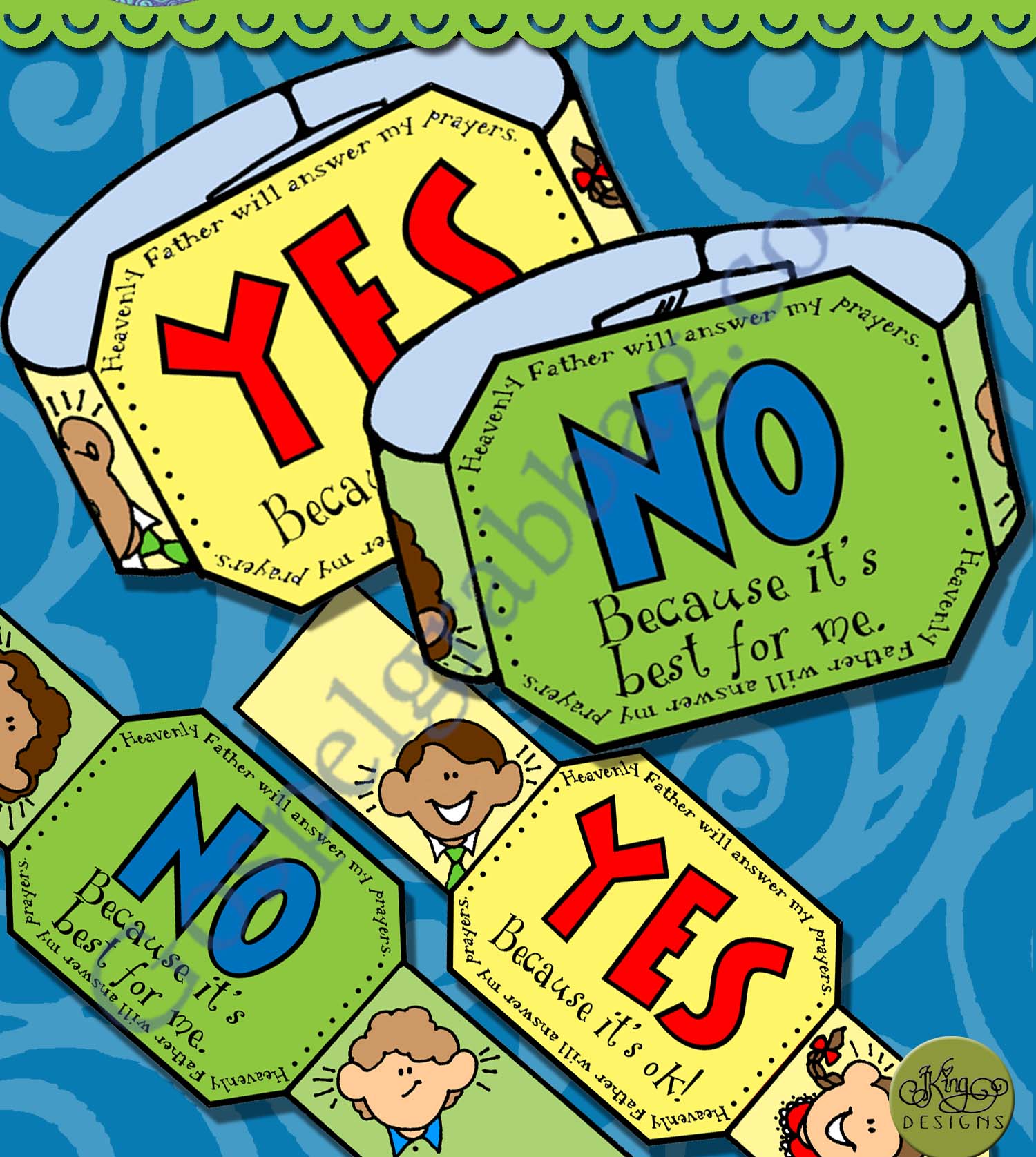 “Yes” and “No” Wristbands