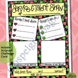 SERVICE & TALENT Show (poster)