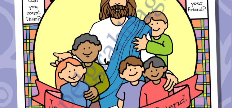 I Can “BEE” a Friend POSTER OR COLORING PAGE