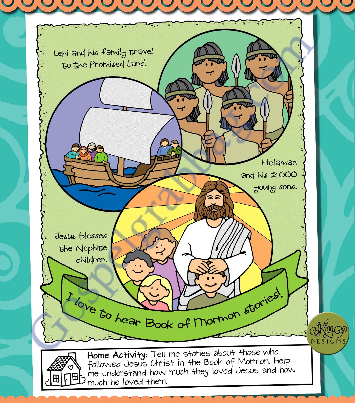 $1.50 Little LESSON LIFESAVER Activity for Nursery - Ages 2-5, Come Follow Me - Primary and Home (family home evening)