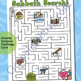 $1.50 Little LESSON LIFESAVER Activity for Come Follow Me – Primary and Home (family home evening), LDS, Christian, Bible Study
