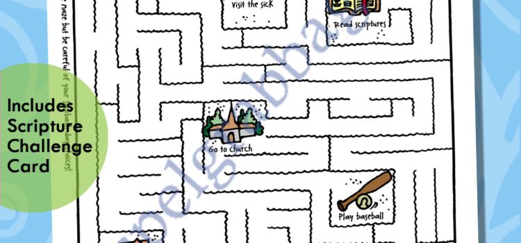 $1.50 Little LESSON LIFESAVER Activity for Come Follow Me – Primary and Home (family home evening), LDS, Christian, Bible Study