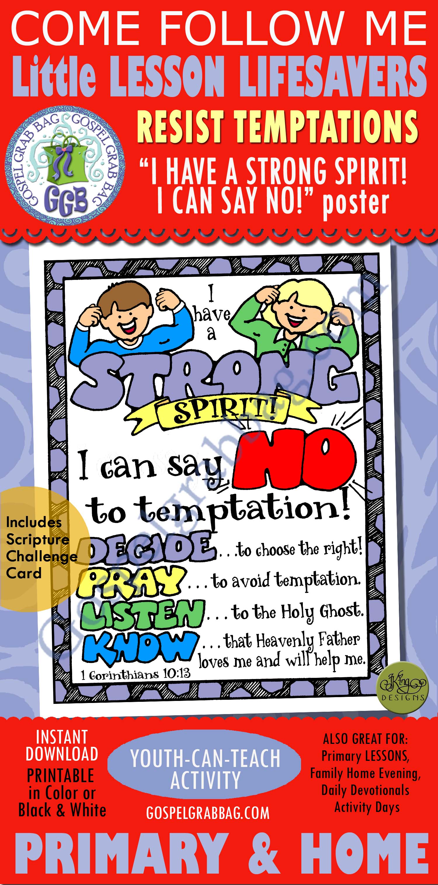 “I Have a Strong Spirit! I Can Say ‘No” to Temptation! I Can Say No!” poster