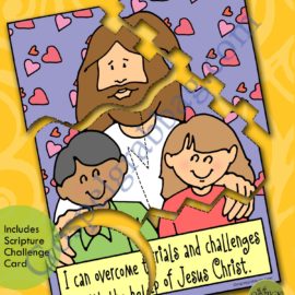BLIND PUZZLE: “I can overcome trials and challenges with the help of Jesus Christ”