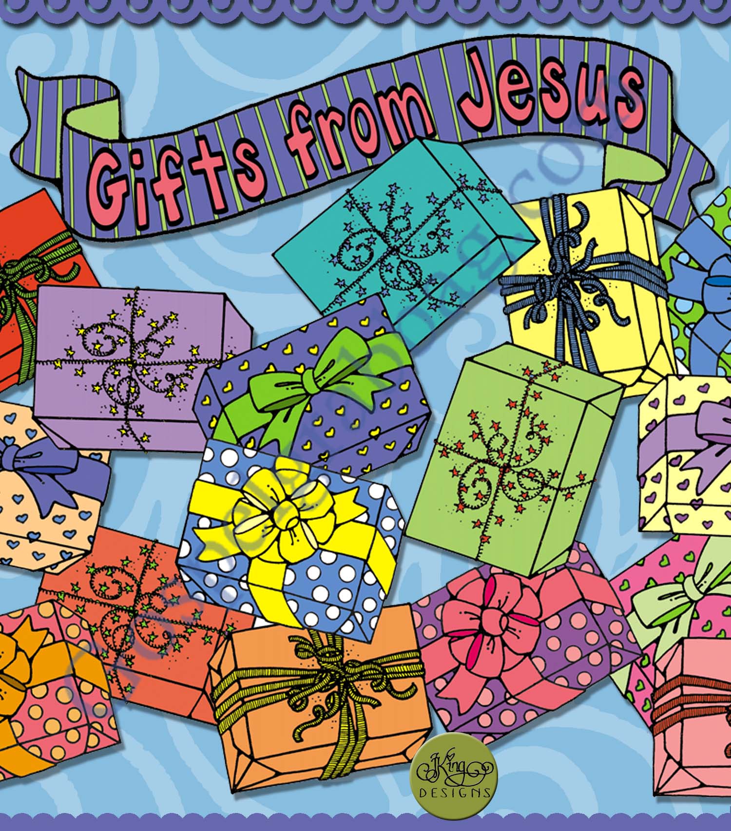 CHRISTMAS Activity all ages - Post-and-Present: Jesus. Blesses Me with His Teachings: Gifts from Jesus think-and-tell